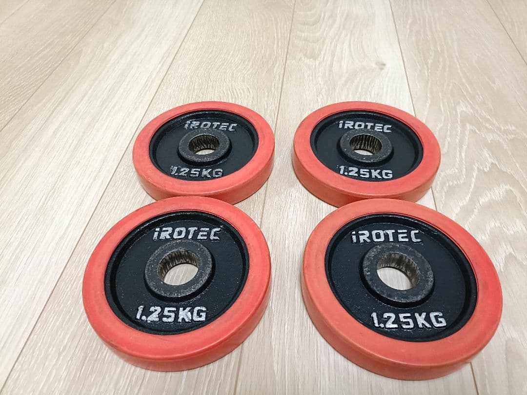 1 IROTEC ダンベルセット40kg 2 腹筋ローラー 3 パワーグリップ①