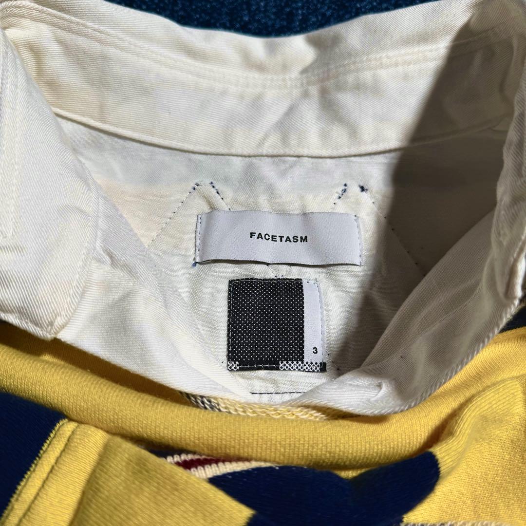 FACETASM ラガーシャツ　レイヤードRUGBY SHIRT ファセッタズム