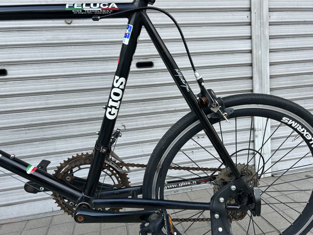 GIOS ミニロード 黒　ブラック 20インチ 外装16段変速 フレームアルミ