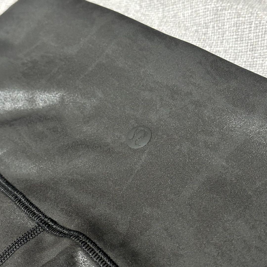 【新品】lululemon ルルレモン 光沢 ハイウェスト ヨガパンツ ブラック