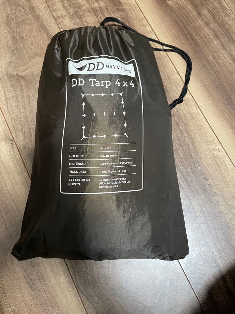 DD Tarp タープ 4×4 コヨーテブラウン　本体のみ