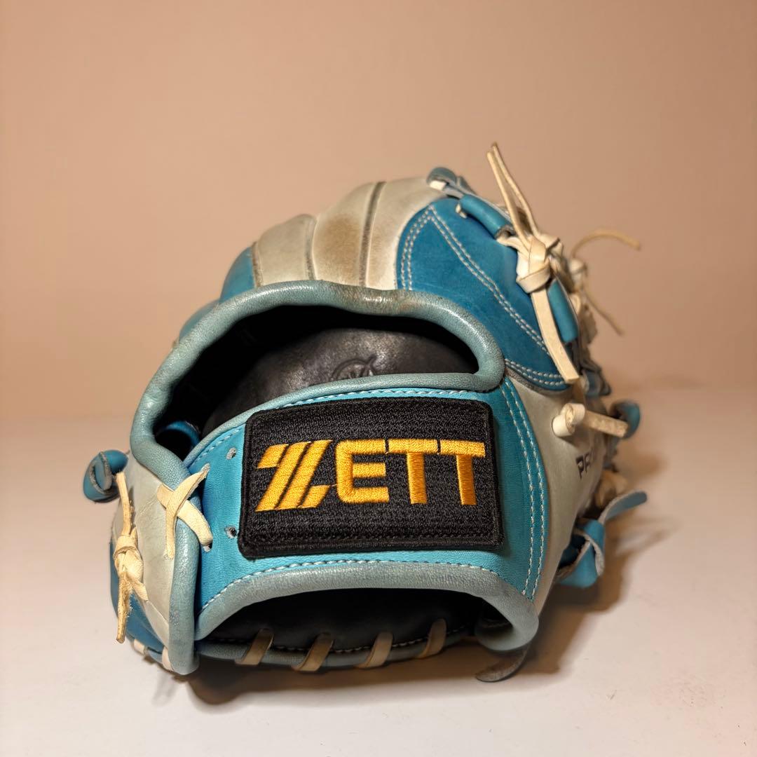ZETT PROSTATUS 軟式グローブ 青×白