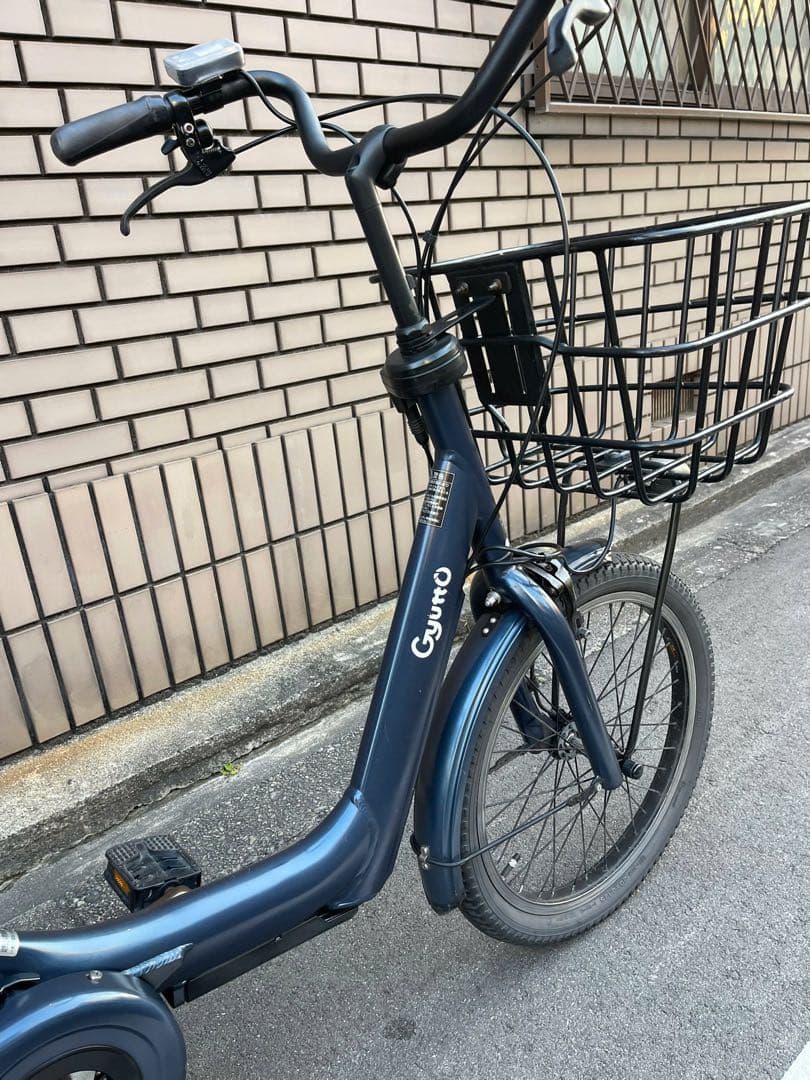 大阪限定16AhパナソニックGyutto電動アシスト自転車 チャイルドシート付き
