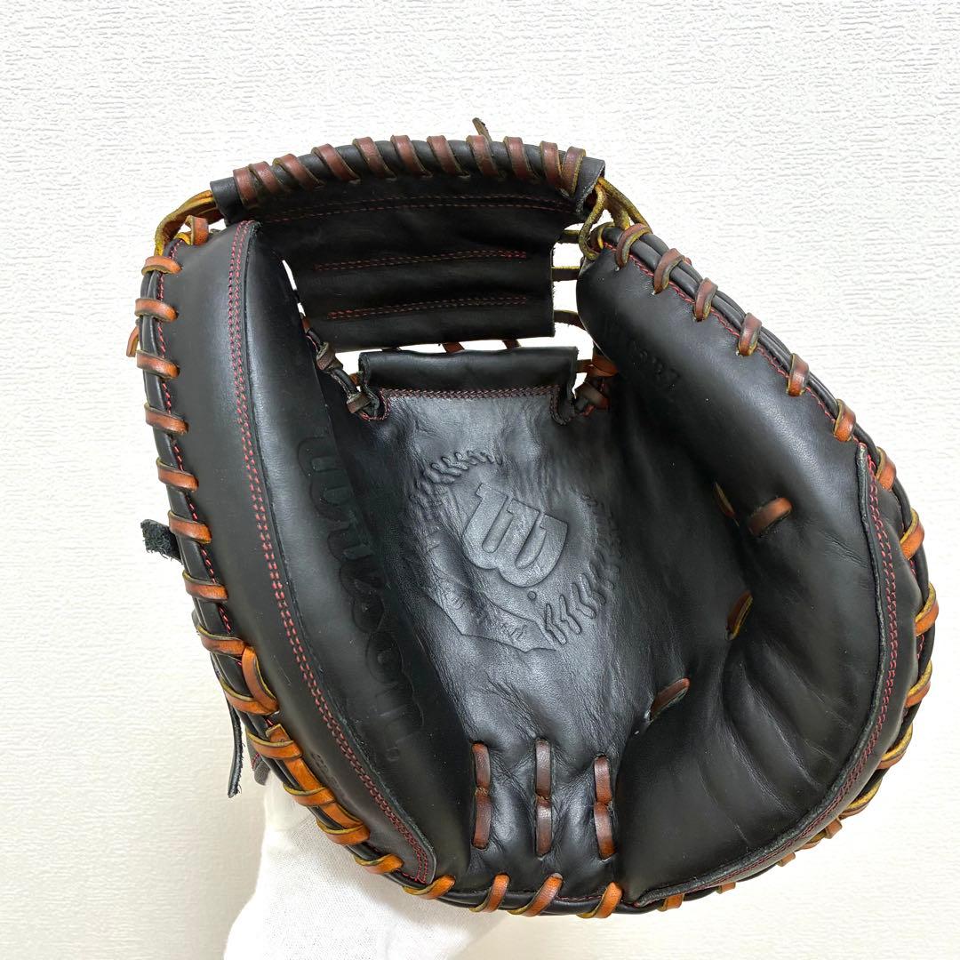 【美品】メンテナンス済み Wilson 硬式用キャッチャーミット HTG2BZ