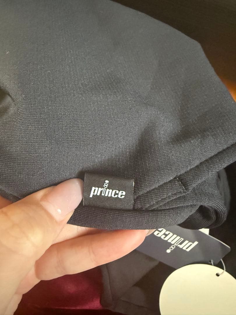 prince ストレッチロングパンツ Lサイズ 黒