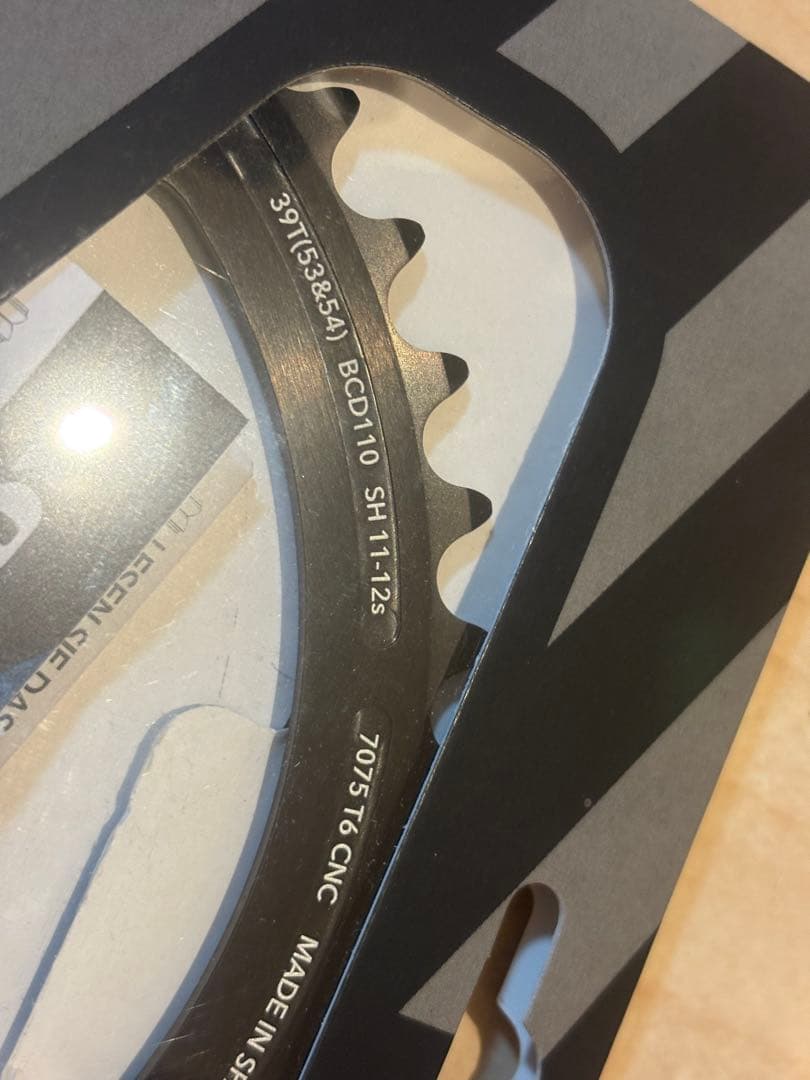 ROTOR チェーンリング　54-39Tセット　12-11S シマノクランク