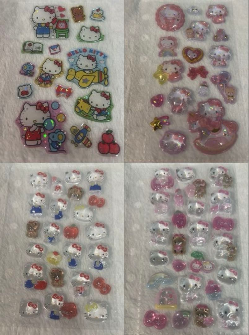 サンリオ ボンボンドロップシール 完成品　シール帳　引退品　うるちゅルシール