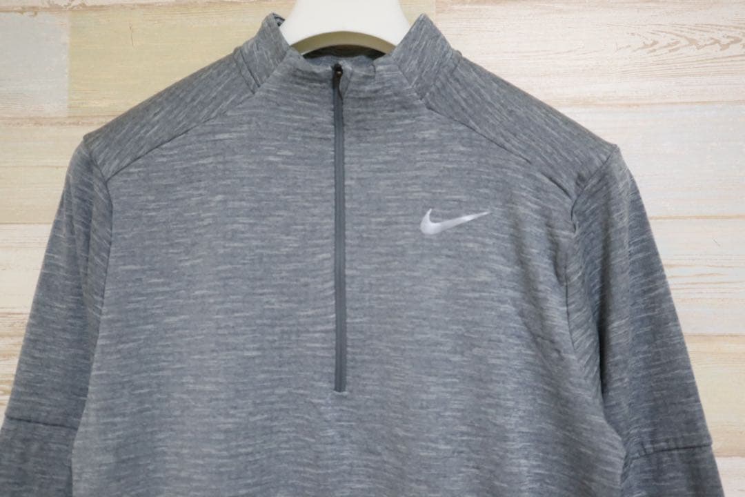 NIKE ナイキ エレメント ランニング ハーフジップ 長袖シャツ 冬用　裏起毛