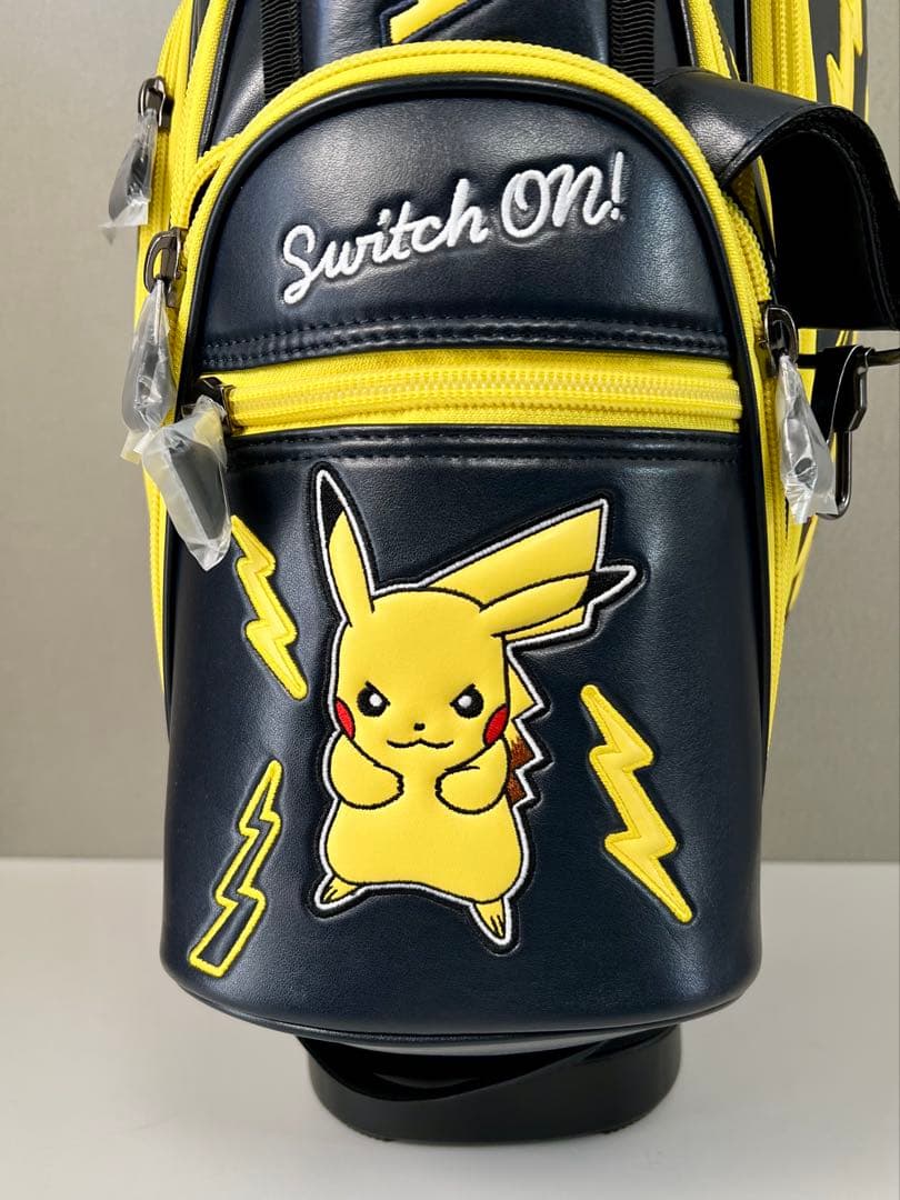 【新品】 パーリーゲイツ　キャディバッグ　ポケモン　　ピカチュウ　9型3.6kg