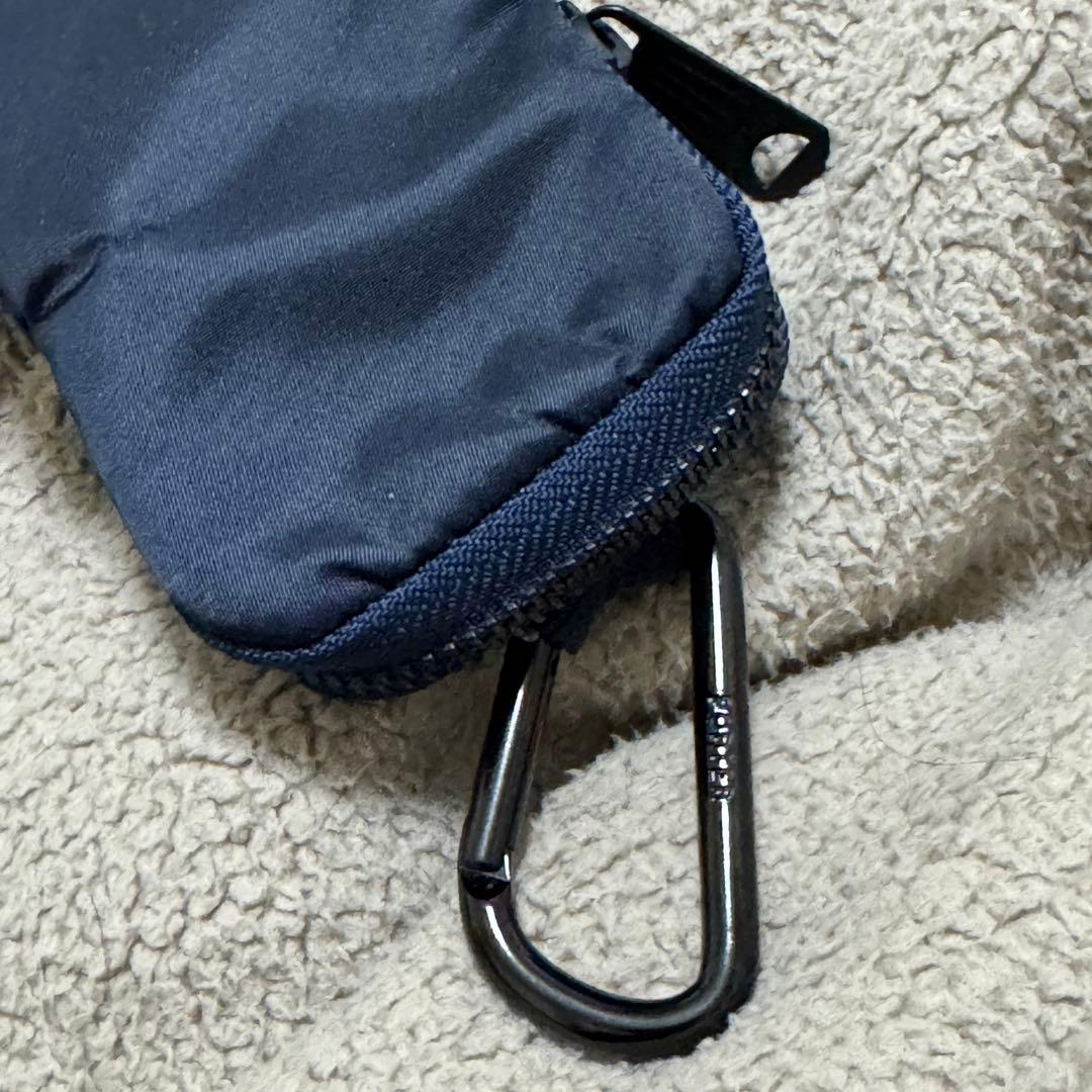美品PORTER×MIZUNOポーター ミズノ ネイビー ゴルフボールポーチ