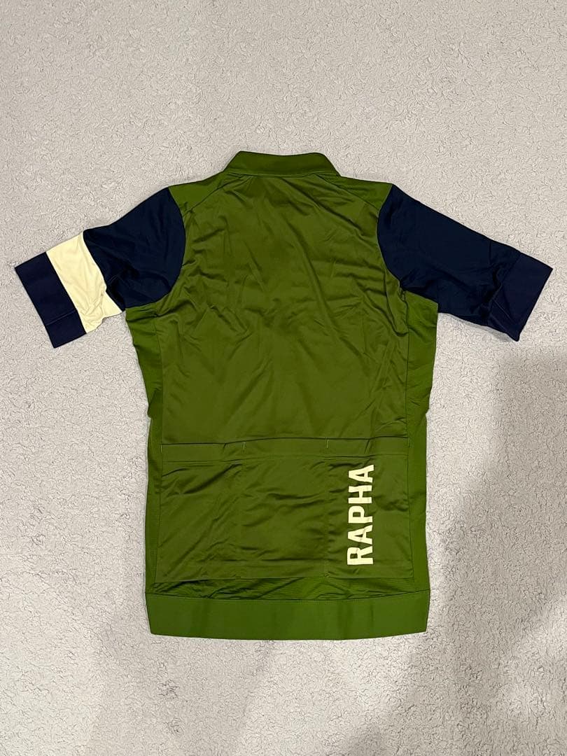 Rapha 自転車ジャージ半袖 メンズSサイズ(緑色)