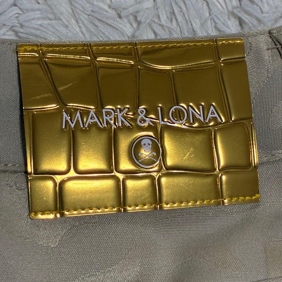 MARK & LONA 現行 刺繍 金 ゴールド 金刺繍 ハーフパンツ ゴルフ