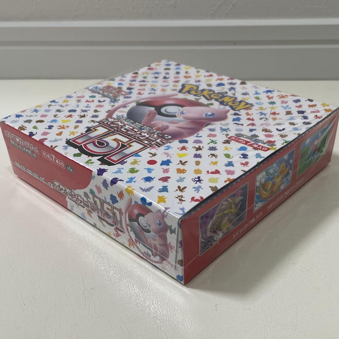 151 BOX ボックス シュリンク付き 未開封 ポケモンカード イチゴーイチ