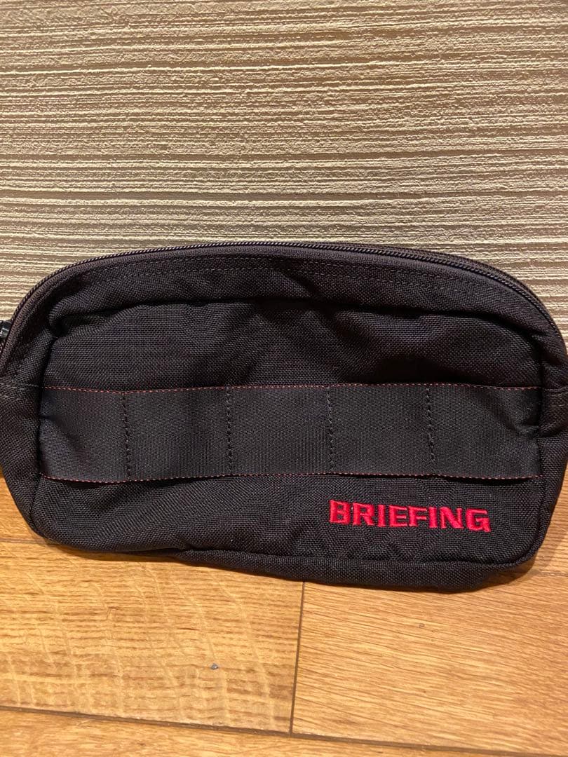 BRIEFING ダブルジップポーチ
