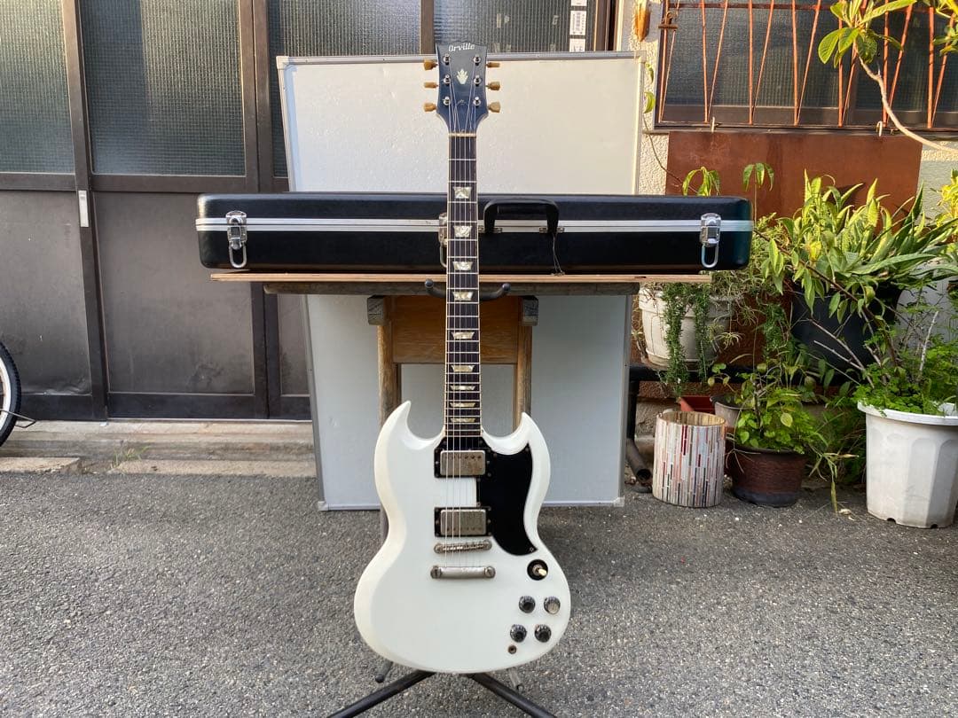 orville sg-65 ハードケースエレキギター　ビンテージ　中古品