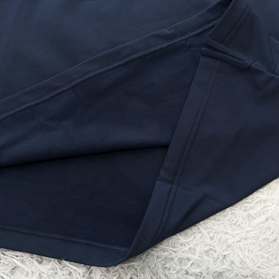 新品　ジャックバニー　モックネック　長袖シャツ　裏起毛　ネイビー　サイズ6