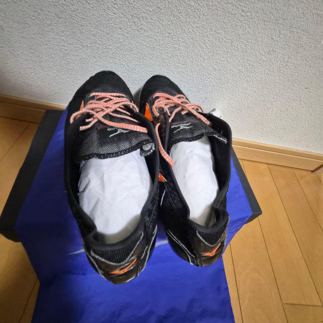 【廃盤品】Mizuno クロノオニキス 黒/オレンジ