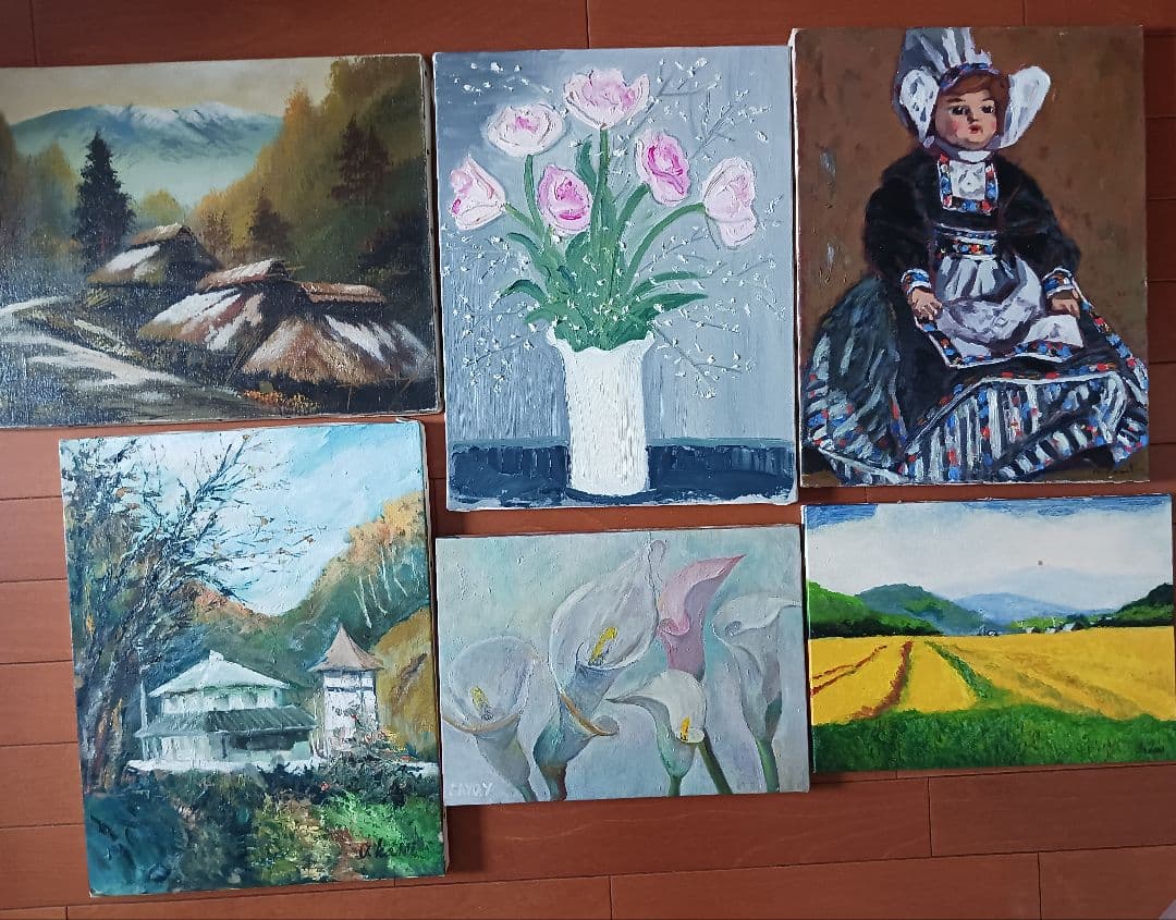 絵画　油彩画や水彩画　合計30点　まとめて