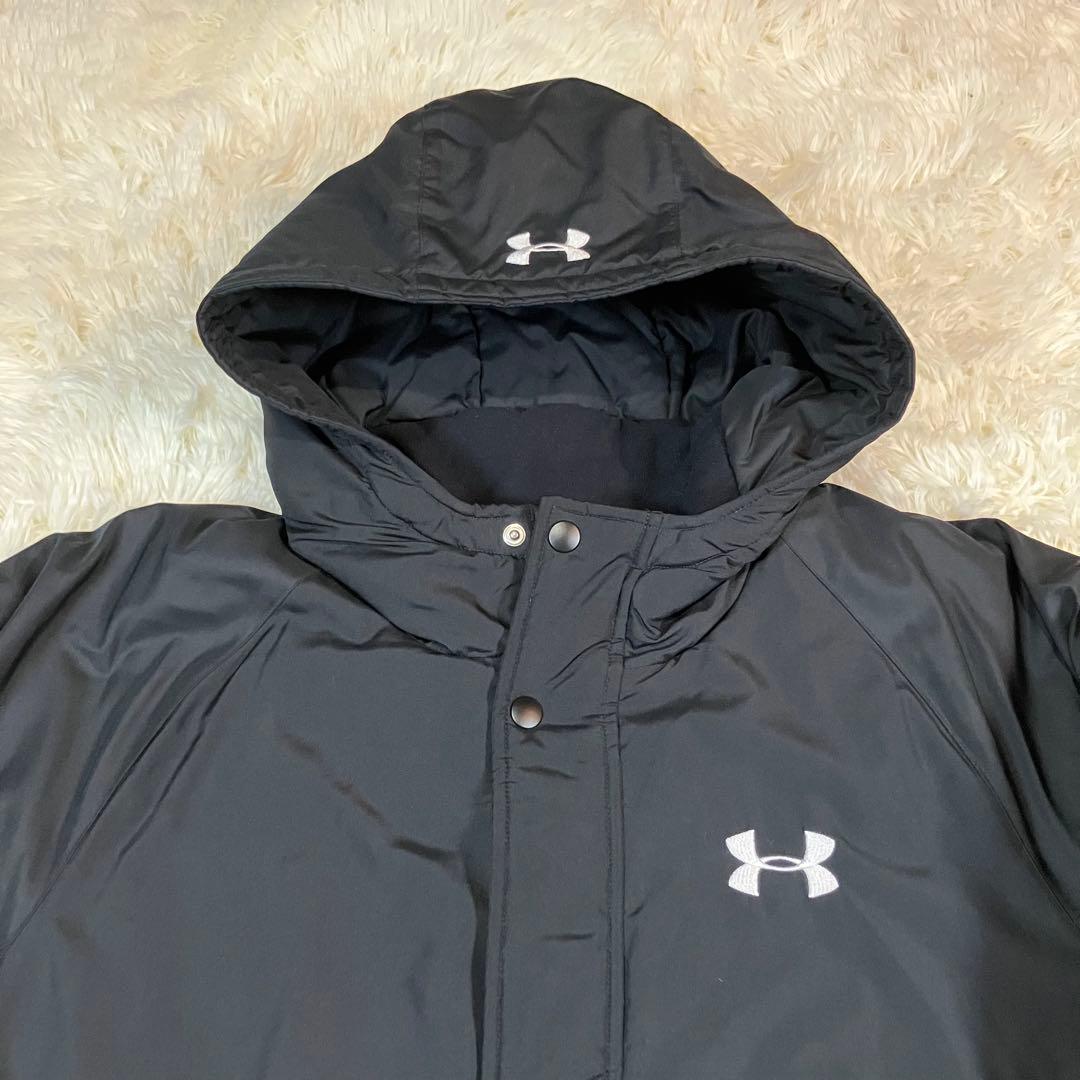Under Armour ブラック LG ベンチコート アンダーアーマー 中綿