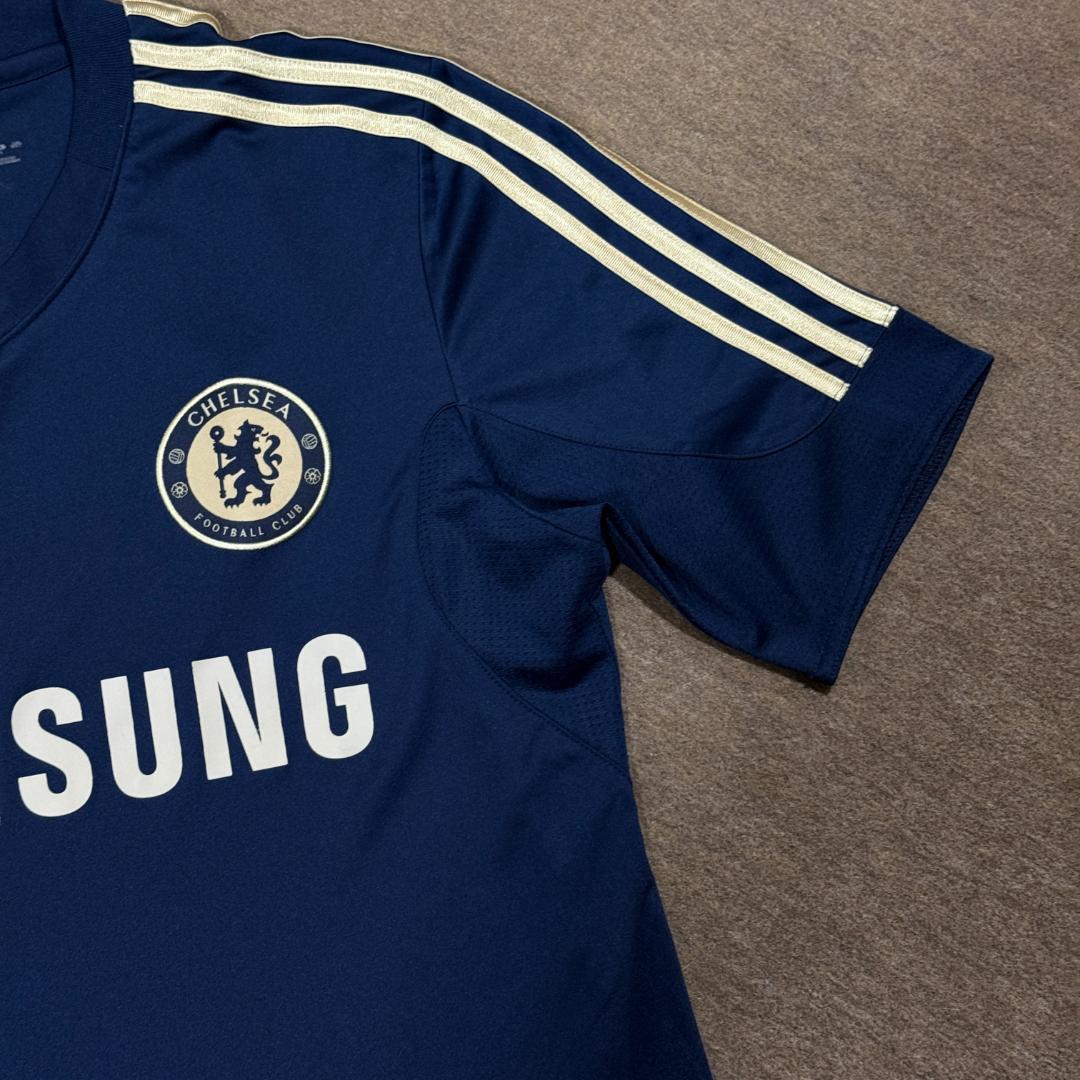 Chelsea adidas ネイビーシャツ サッカーユニフォーム ビンテージ