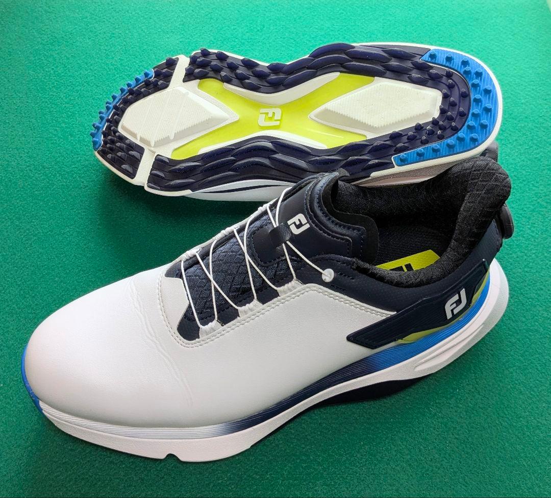 【美品】フットジョイ ゴルフシューズ PRO SLX BOA ホワイト
