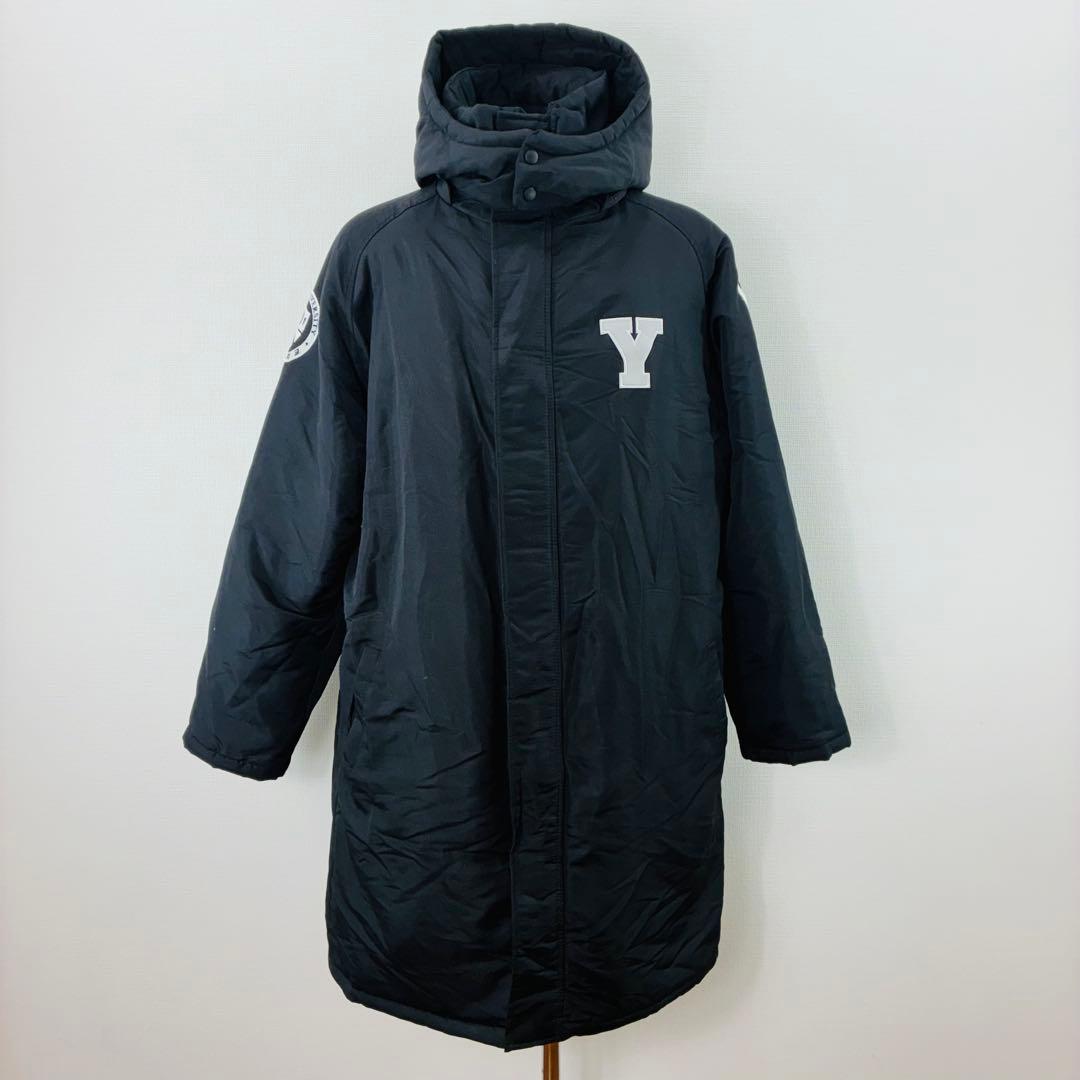 YONSEI 延世大学 ヨンセ大学 ロング中綿コート XL フード着脱可能
