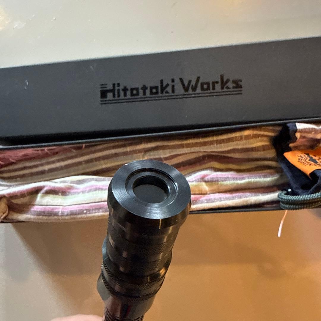 Hitotoki works ヒトトキワークス　ブラックウッドスピニンググリップ