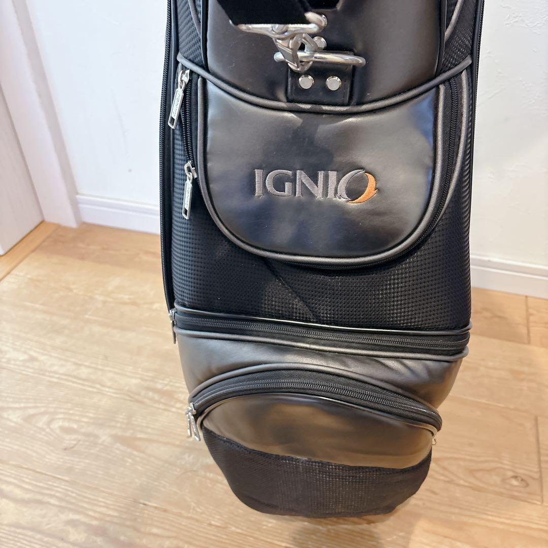 K461 IGNIO イグニオ ブラック キャディバッグ