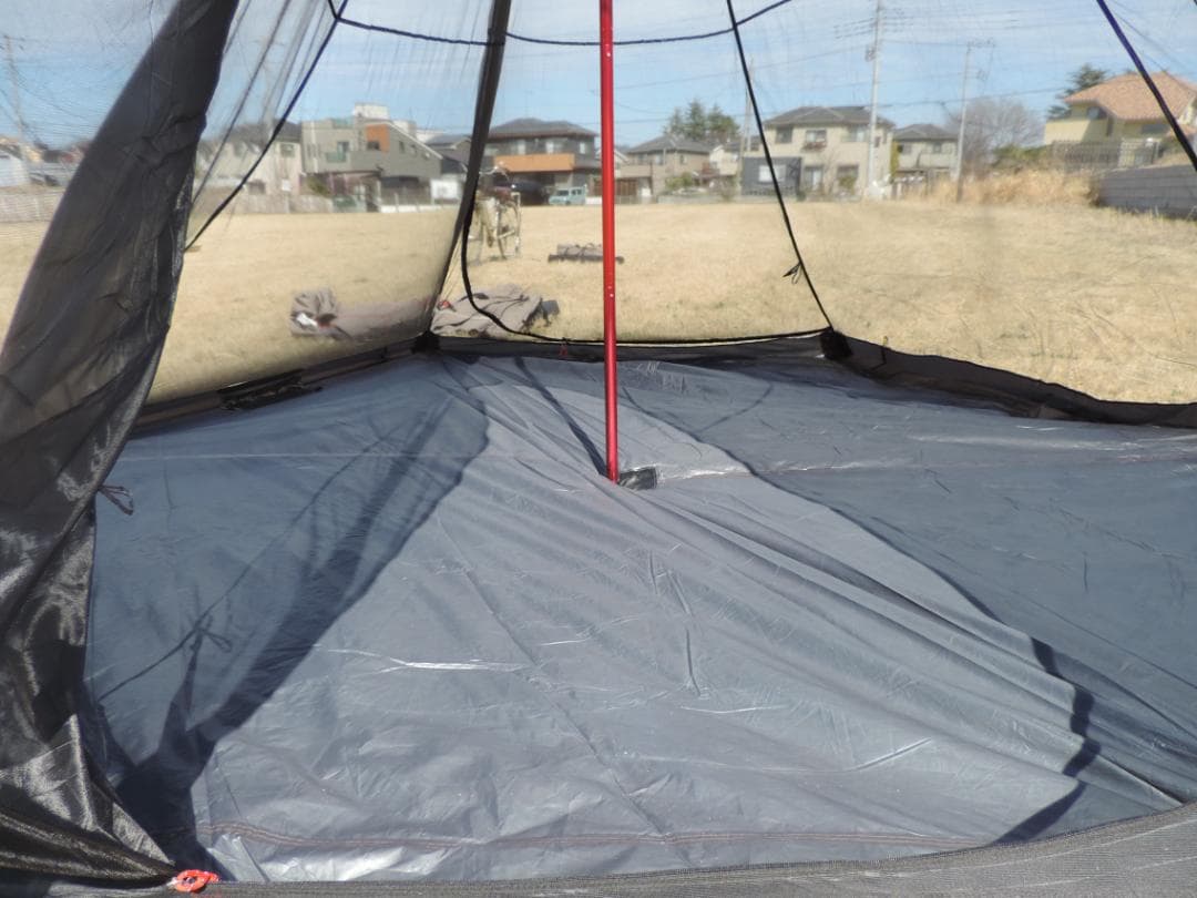 QUICKCAMP ワンポールテント QC-TCT440 ポリコットン グレー