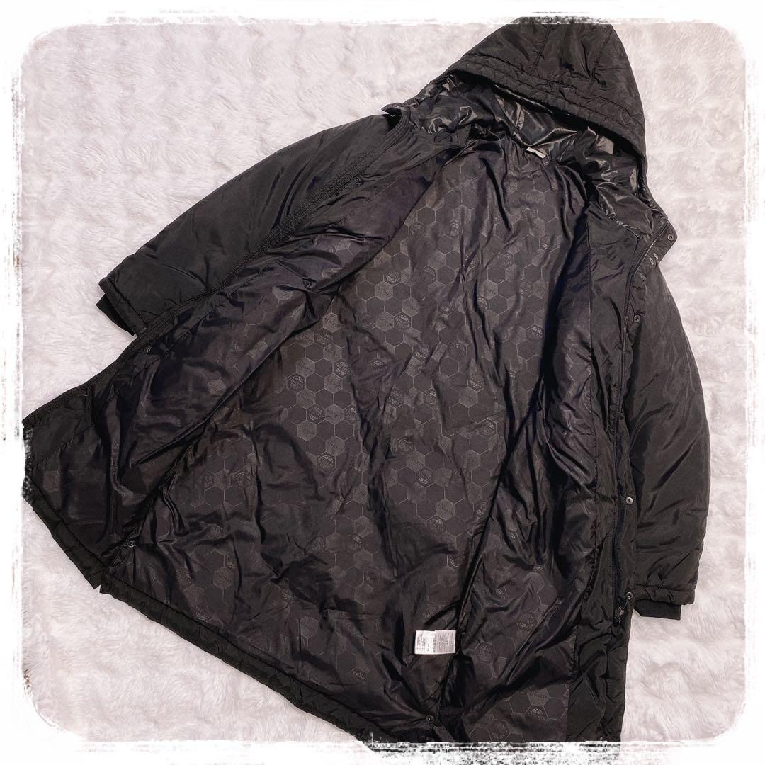 極美品 ATHLETA ダイヤモンドキルティング ベンチコート ブラック M