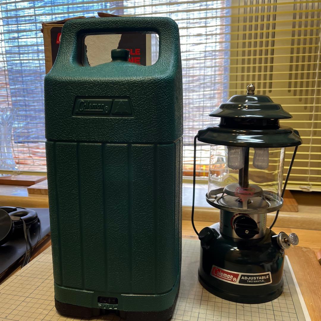 コールマン2マントルランタンColeman Two Mantle ケース箱付き