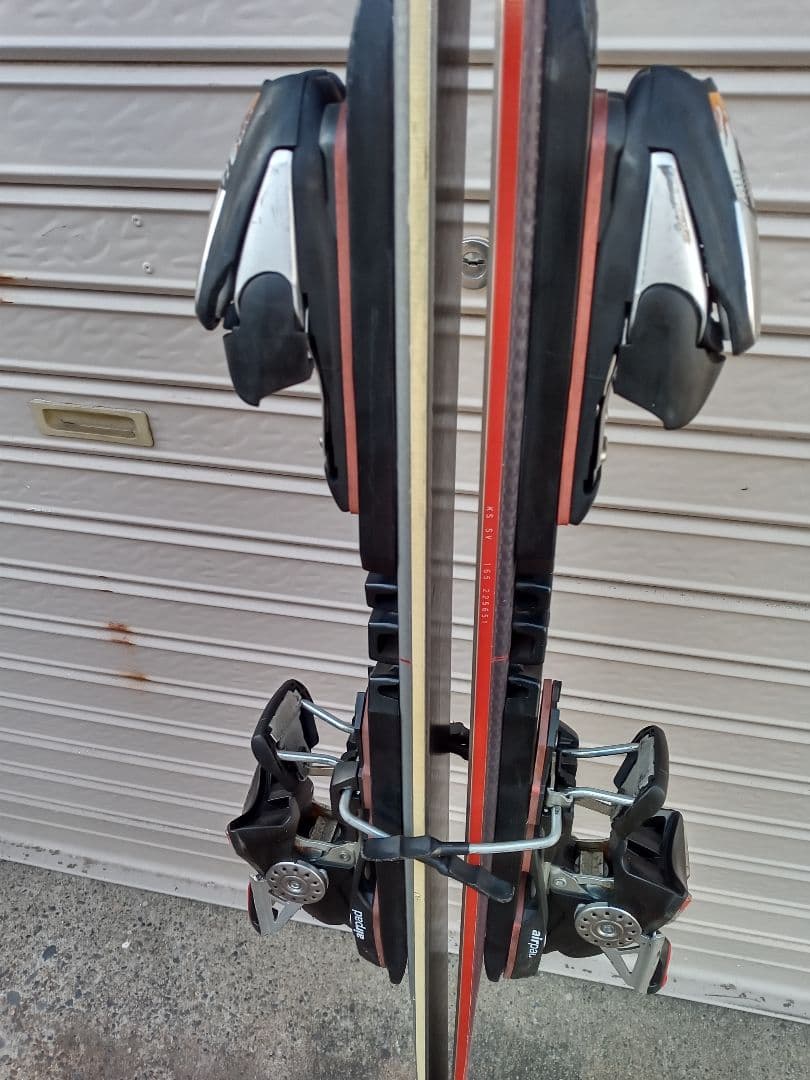 OGASAKA スキー板ビンディング165cm グレー/レッド
