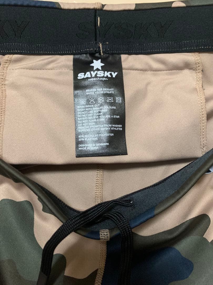 SAYSKY の迷彩柄 タイツ Lサイズ
