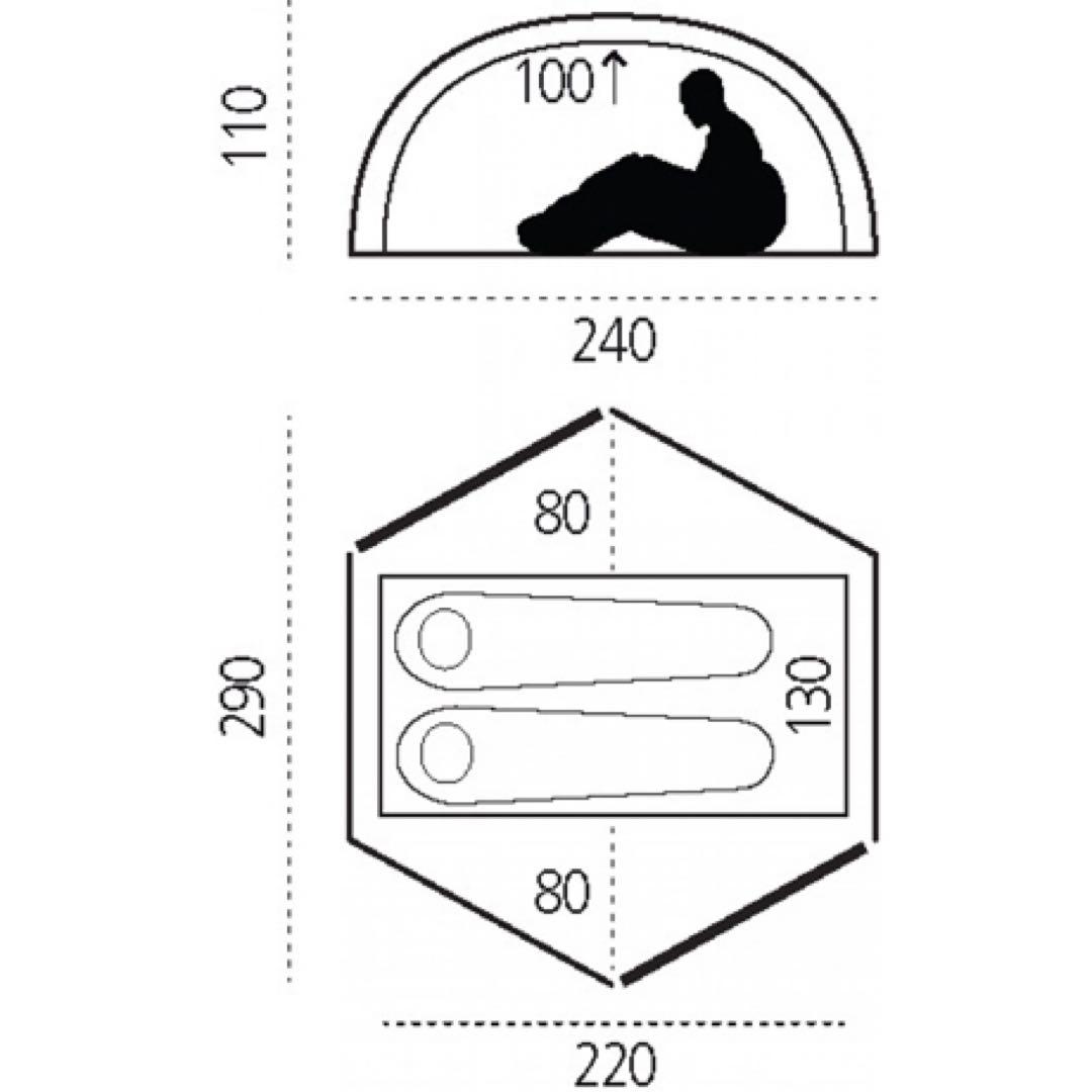 フェールラーベン　ケブドーム2 fjallraven kebdome2