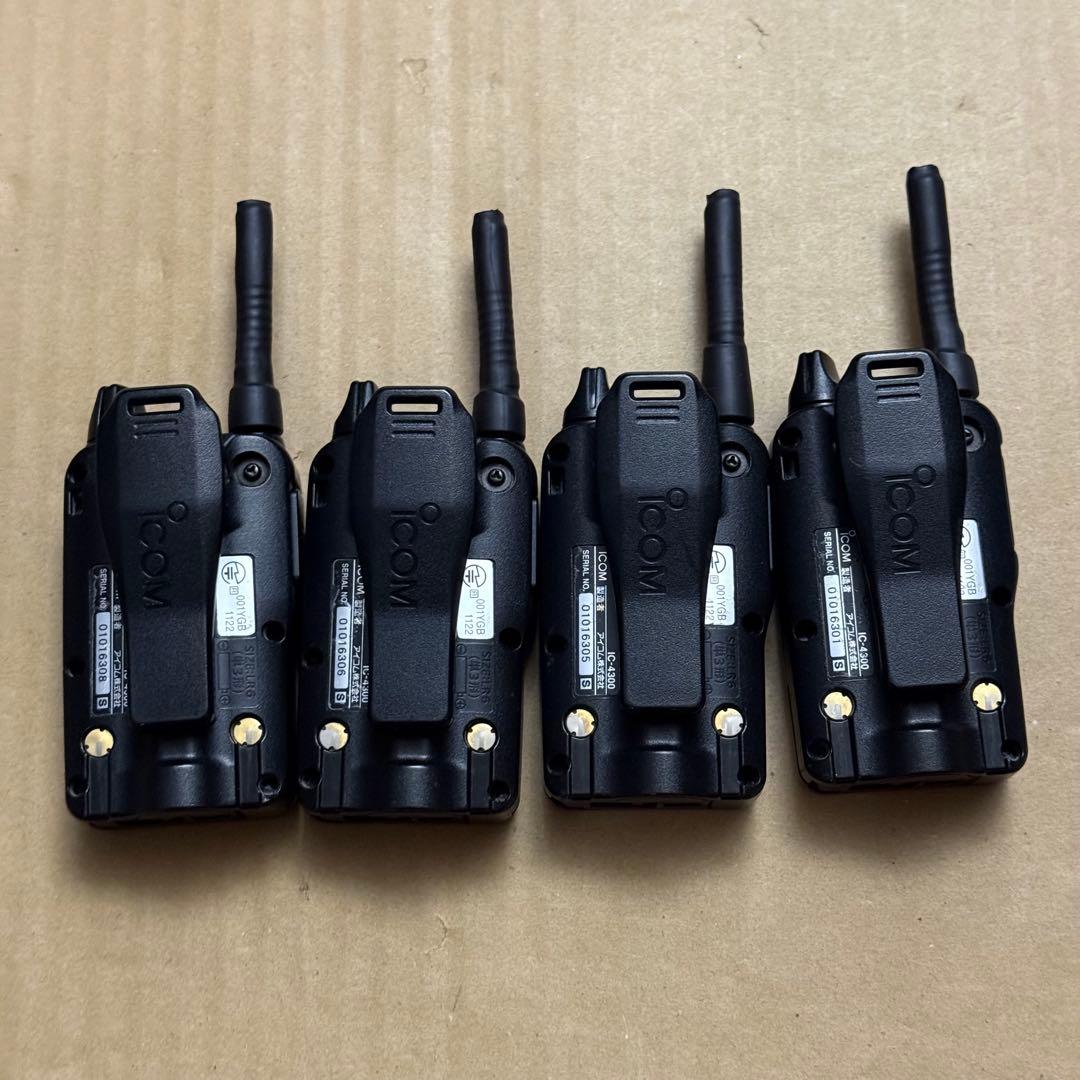 ICOM IC-4300 防水形特定小電力トランシーバー　4台フルセット