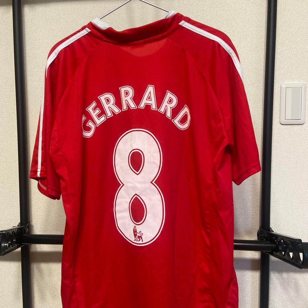 リバプール GERRARD 8 レッドシャツ　レア　古着