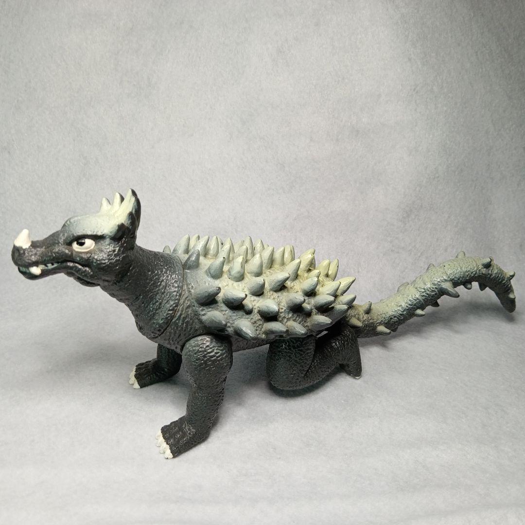 山勝 ゴジラ と アンギラス 怪獣ソフビ 当時物