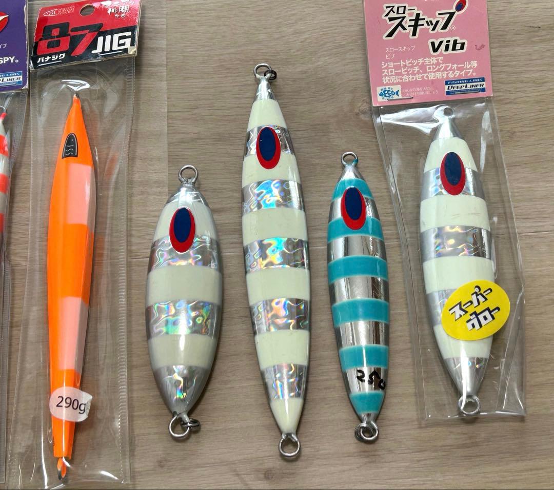 ディープライナー　ジグセット③DEEPLINER スーパーグロー多数！