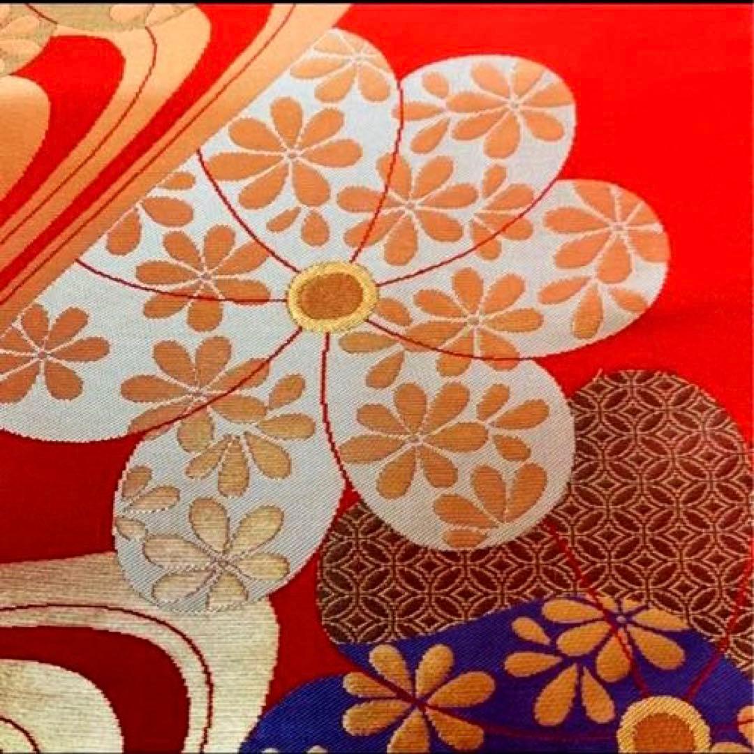 ✴️ひな祭り　テーブルランナー　兼タペストリー　新品❣️正絹　帯地　大　ハンドメイド