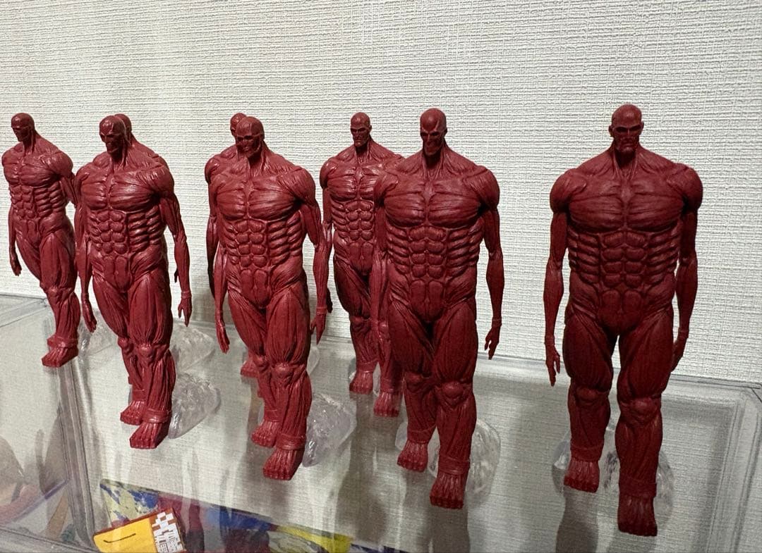 一番くじ　進撃の巨人　I賞　地ならしフィギュア　8体セット