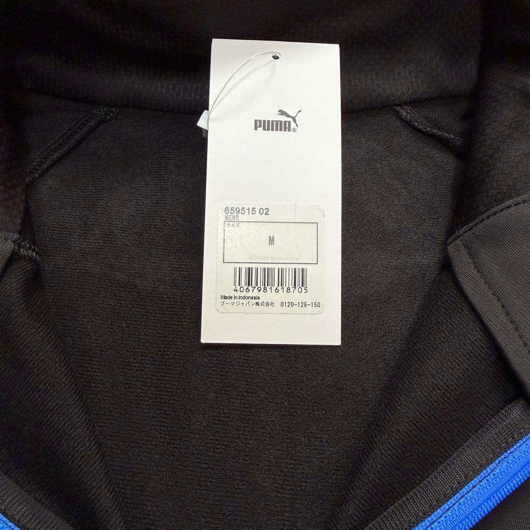 PUMA プーマ　サッカーウェア　上下セット　長袖　パンツ　黒ブラック　M 新品