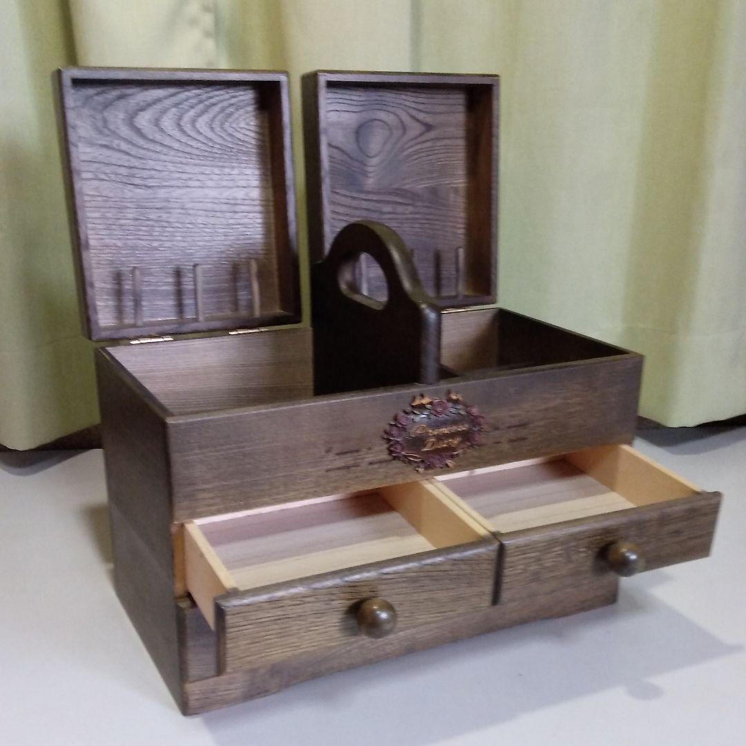 裁縫箱　(木製品)