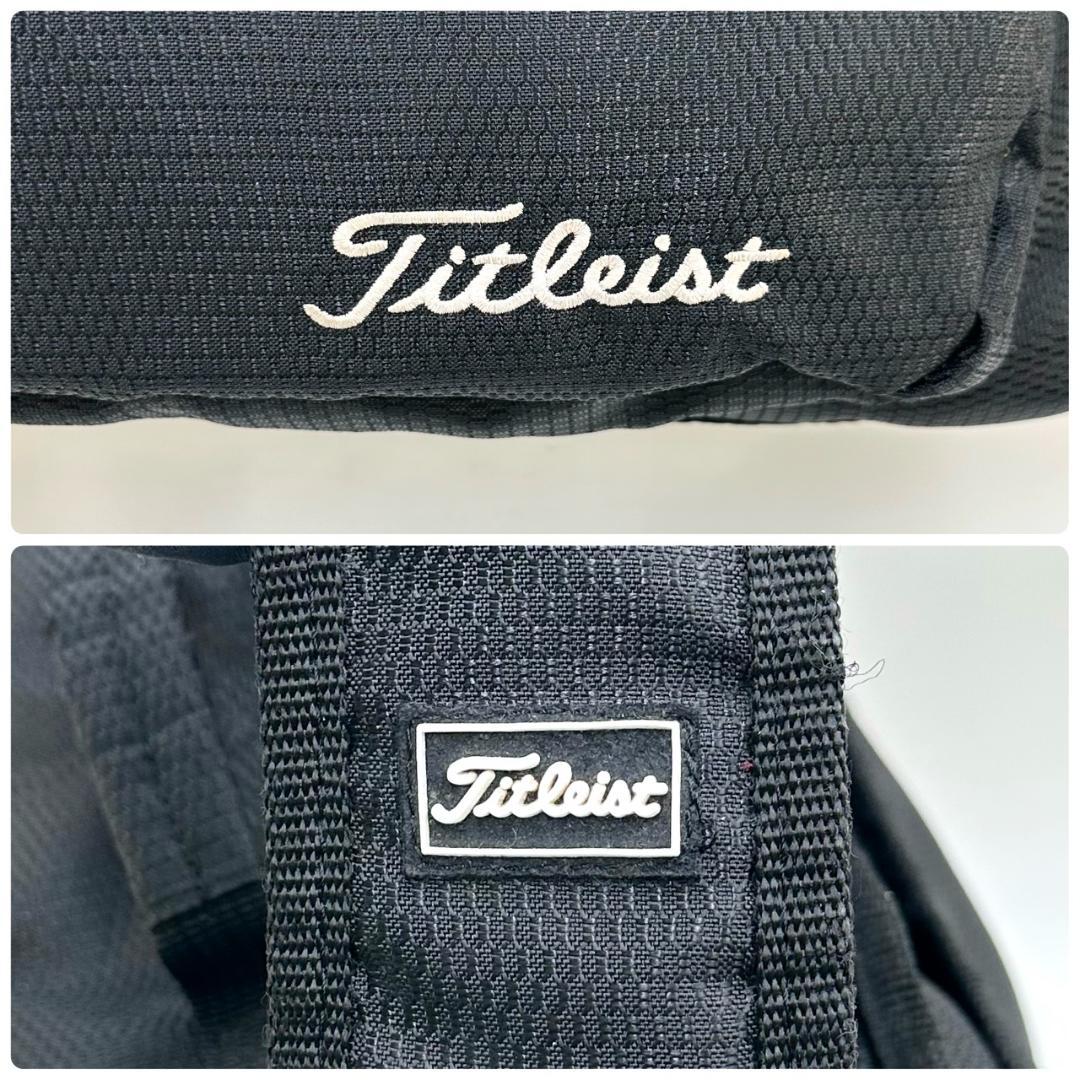 Titleist タイトリスト ゴルフバッグ ボストンバッグ ロゴ刺繍 ブラック