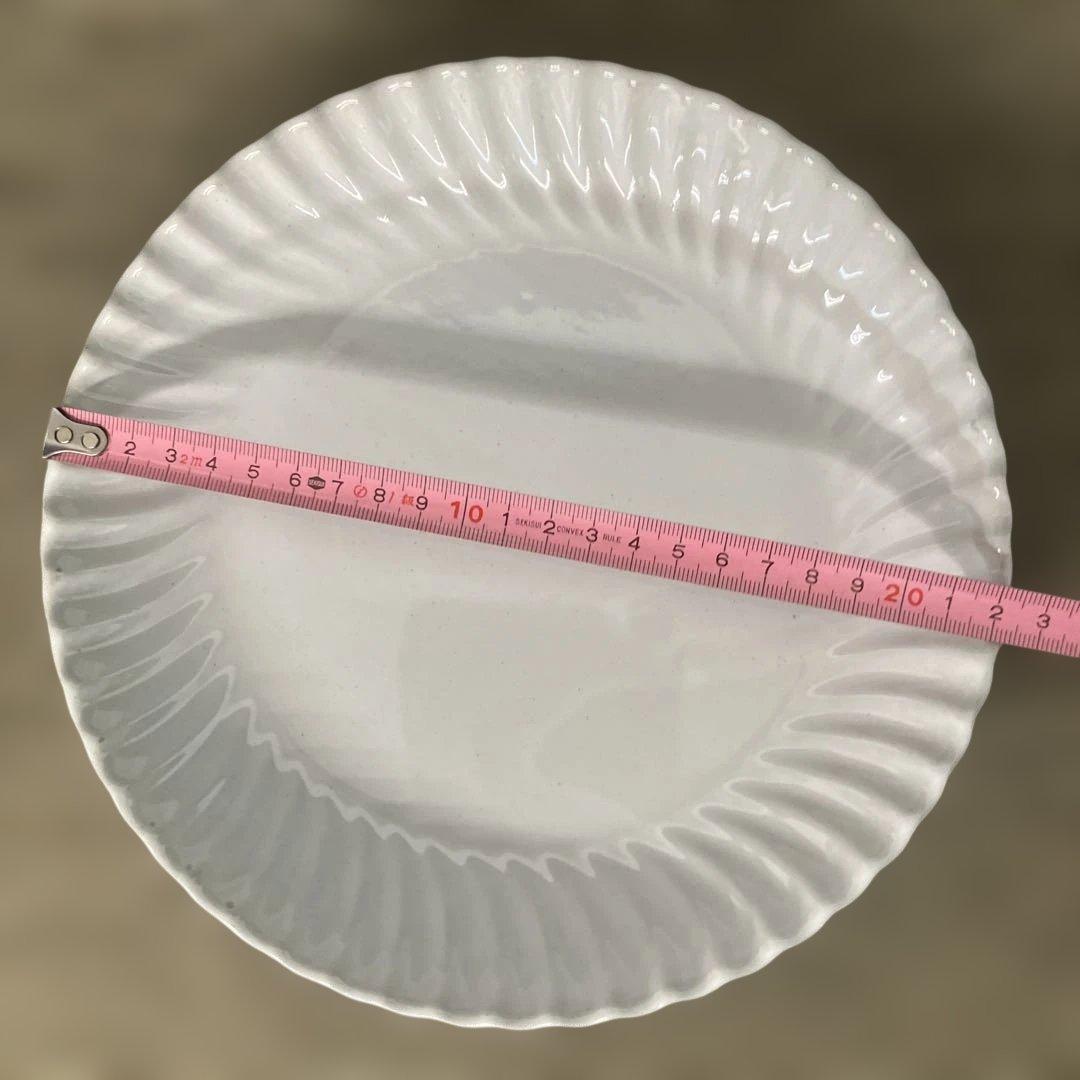 スタジオM チュチュ　プレート　ホワイト陶器皿 2枚セット