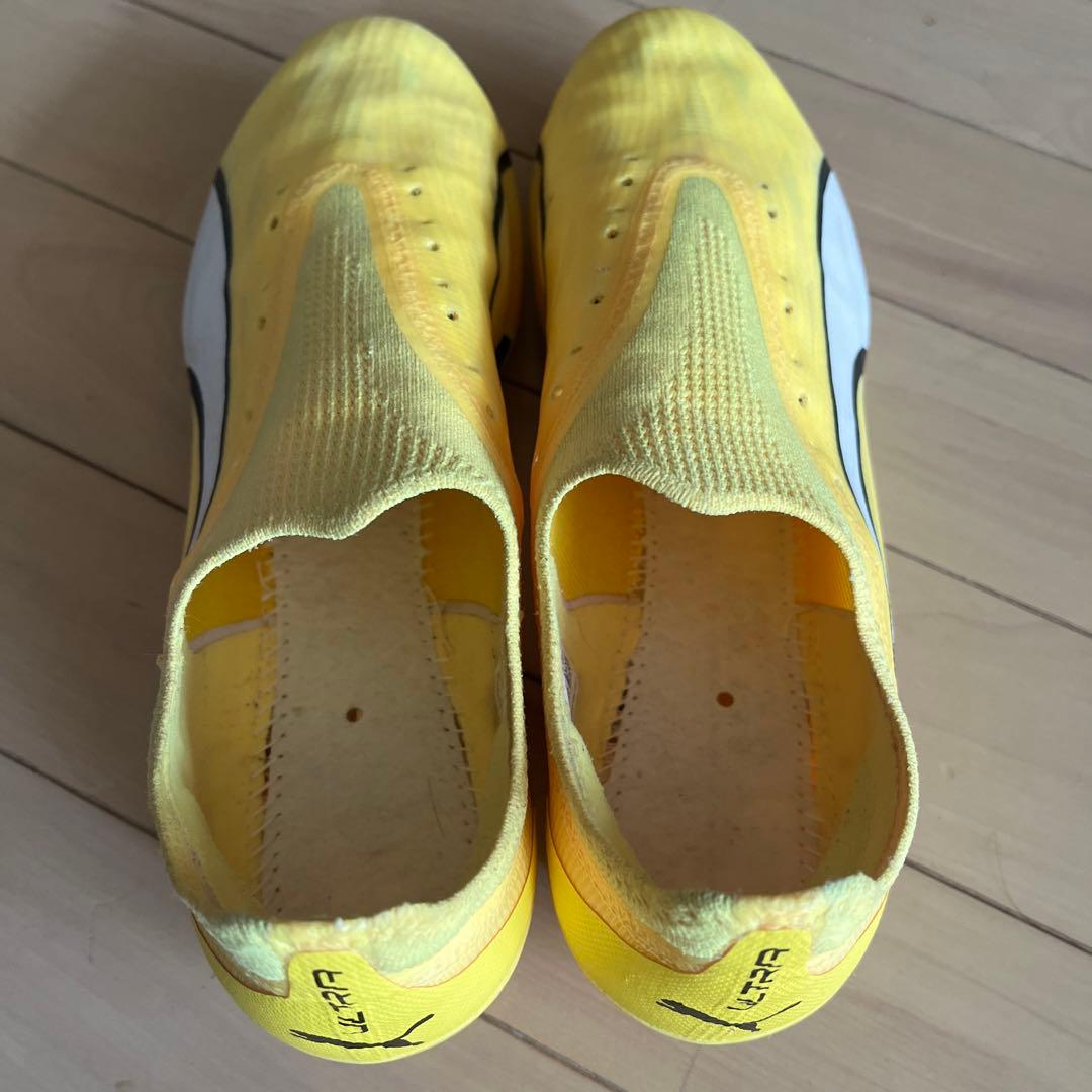 PUMAプーマサッカー スパイクシューズ 26㎝ 黄 ウルトラ アルティメット