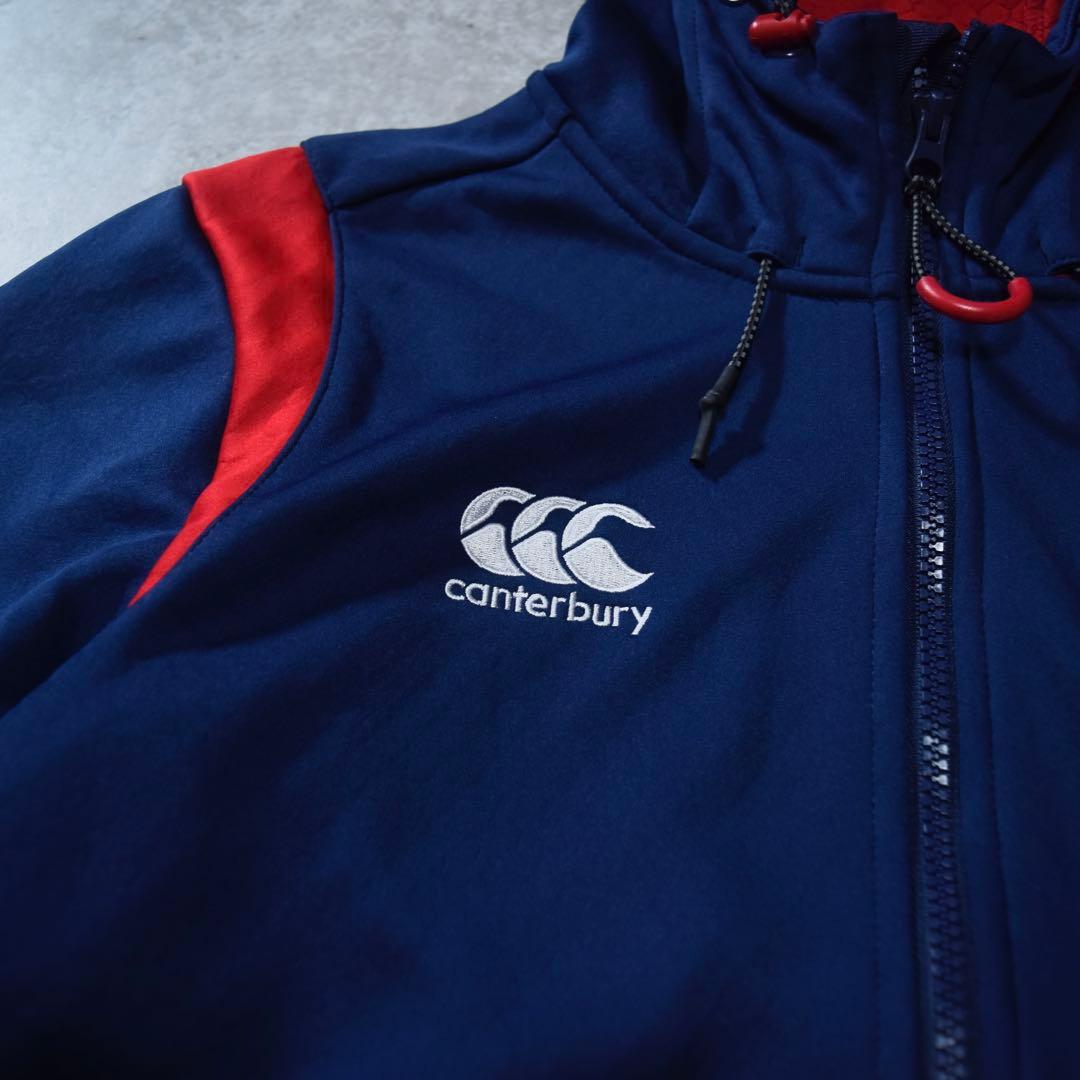 【レア】canterbury ライオンズ 英国 ジップパーカー ジャージ 紺