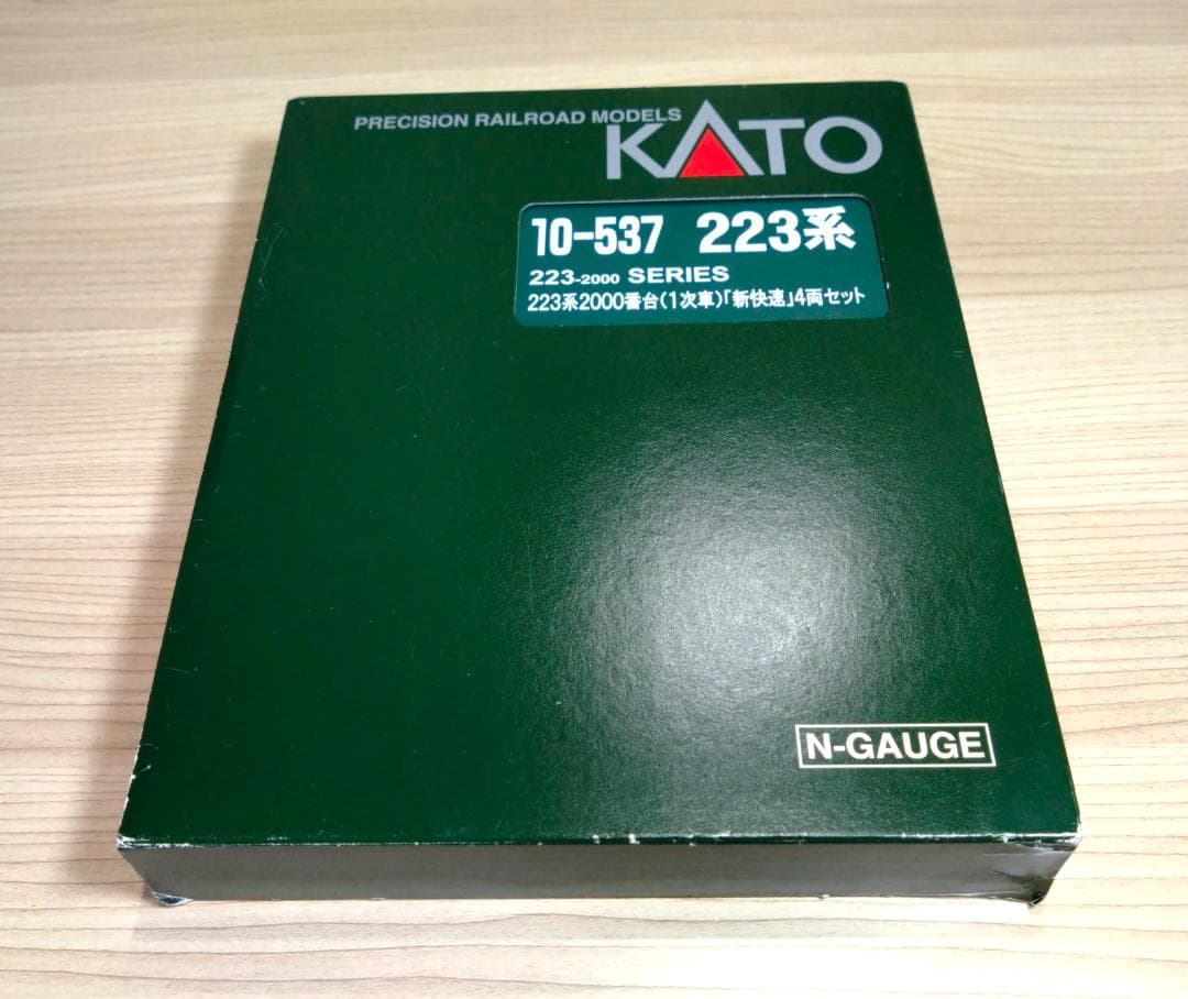 Nゲージ　KATO　223系2000番台1次車　新快速　4両セット　室内灯付き