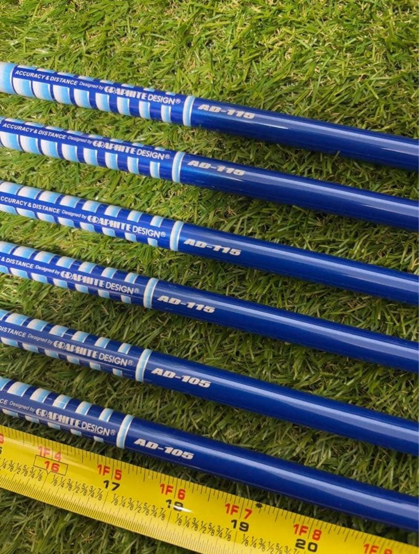 ツアーAD　AD-105 115 X フレックス　5-PW　アイアン用　6本