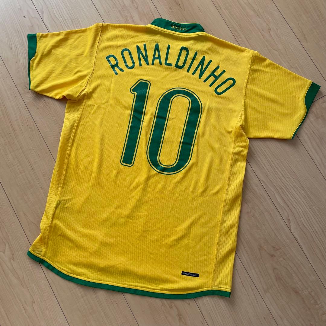 ブラジル代表 2006年 ホームモデル NIKE RONALDINHO 10番