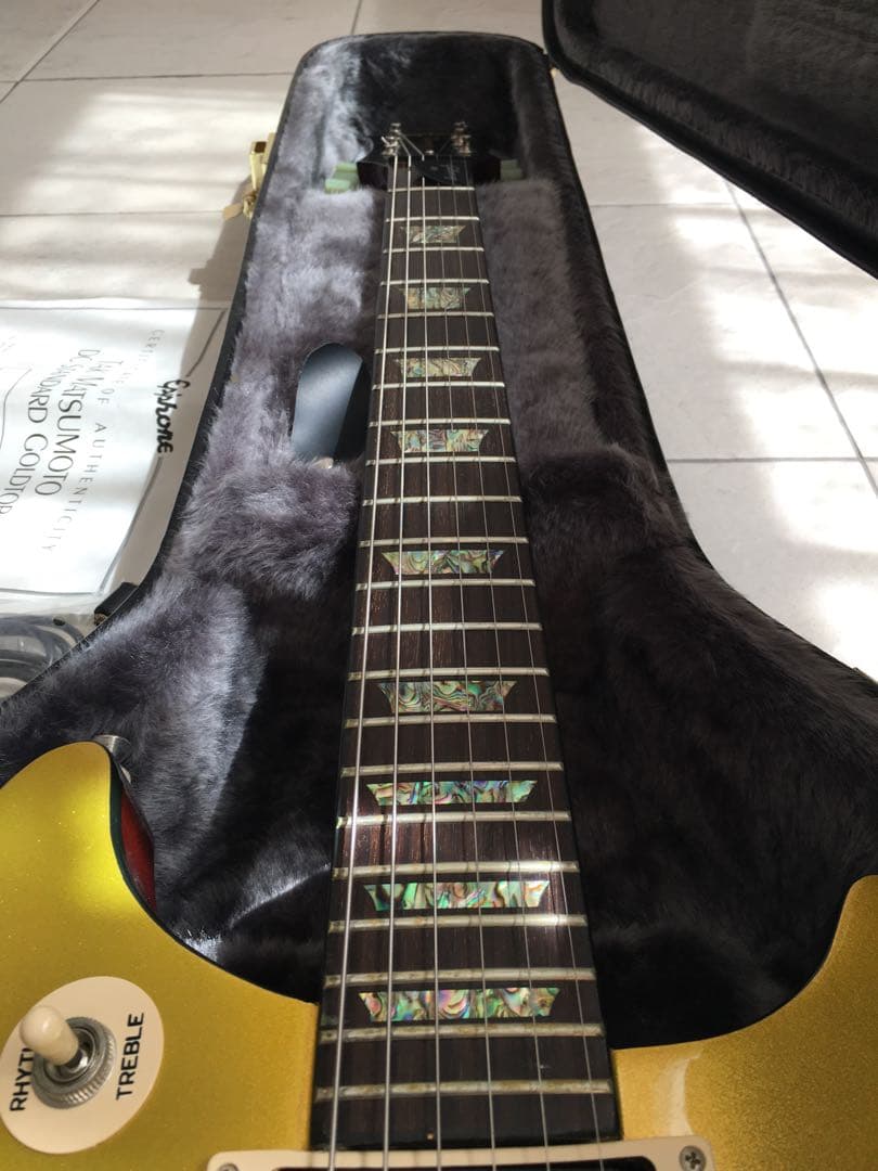 【美品】　Epiphone エピフォン tak DC Gold TOP